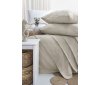 Бамбуковое покрывало с наволочками Saheser - Zeta Beige (Турция), 240 х 260 см